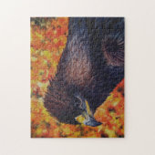 Goldenes Eagle mit Haltungspuzzlespiel Puzzle (Vertikal)
