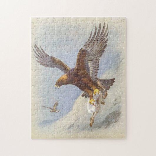 Goldenes Eagle Puzzle (Vertikal)