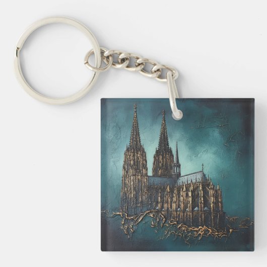 Goldenes Echo des Doms Schlüsselanhänger (Vorderseite)