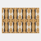 Goldenes Ehepaar in Liebe Geschenkpapier Set (Vorderseite)