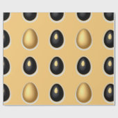 Goldenes Ei-Wrapping-Papier Geschenkpapier (Flach)
