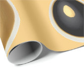 Goldenes Ei-Wrapping-Papier Geschenkpapier (Rolleneckpunkt)