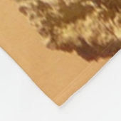 Goldenes Eichhörnchen Fleecedecke (Ecke)