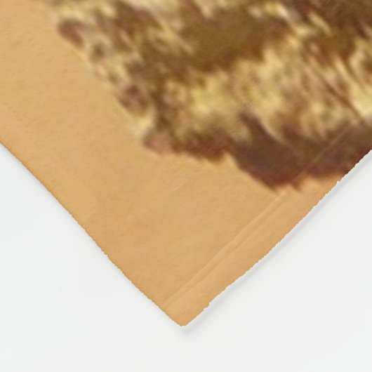 Goldenes Eichhörnchen Fleecedecke (Ecke)