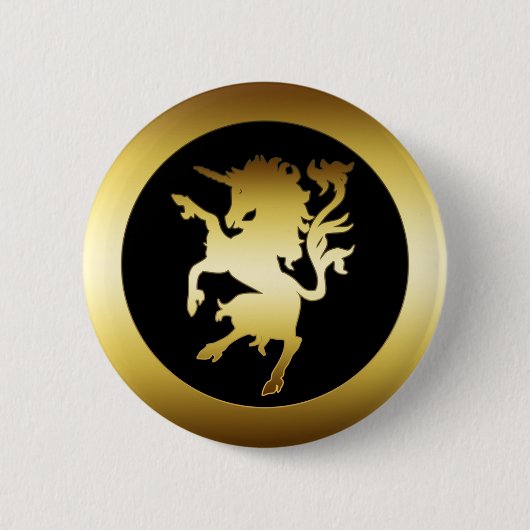 GOLDENES EINHORN BUTTON (Vorderseite)