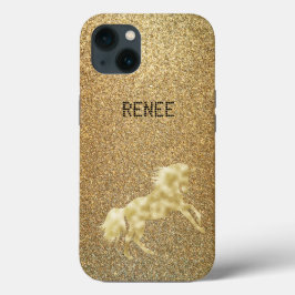 Goldenes Einhorn Case-Mate iPhone Hülle