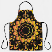 Goldenes einzigartiges Mandala-Design-95747 Schürze (Vorderseite)