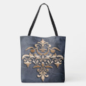 Goldenes Element der barocken Art Tasche (Rückseite)