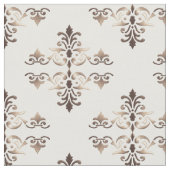 Goldenes Element des Damastes Stoff (Nahaufnahme)