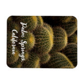 Goldenes Fass in Palmfedern Magnet (Horizontal)