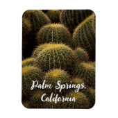 Goldenes Fass in Palmfedern Magnet (Vertikal)