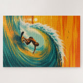 Goldenes Fass Surfer Puzzle (Horizontal)