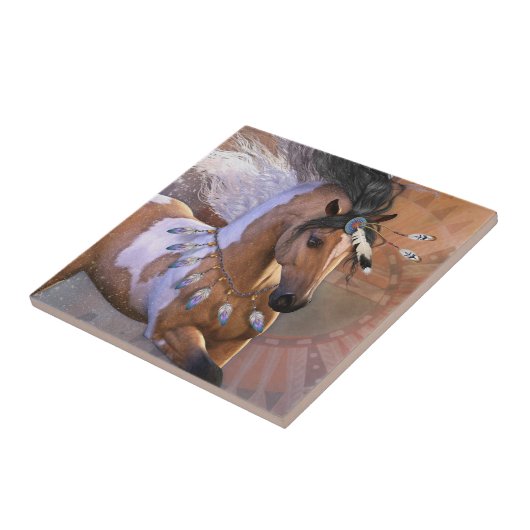 Goldenes Feder Fliese (Seite)