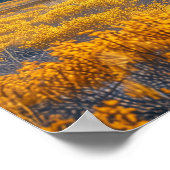 Goldenes Feld Poster (Ecke)