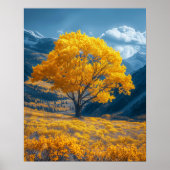 Goldenes Feld Poster (Vorne)