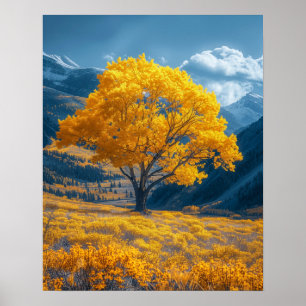 Goldenes Feld Poster