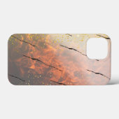 Goldenes Feuer auf dem iPhone 13 Mini-Hüllen Case-Mate iPhone Hülle (Rückseite (Horizontal))