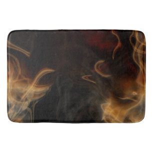 Goldenes Feuer Badematte