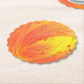 goldenes Feuer Untersetzer (angewinkelt)