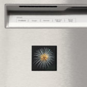 Goldenes Feuerwerk Magnet (In Situ (Geschirrspüler))