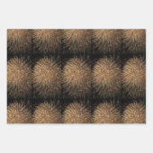 Goldenes Feuerwerk Muster Custom 2023 Celebrations Geschenkpapier Set (Vorderseite 3)