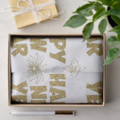 goldenes Feuerwerk Seidenpapier (Geschenk)