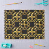 goldenes filigranes Papierpapier Seidenpapier (Basteln)