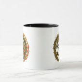 Goldenes Flammen-Drachen-Emblem Tasse (Zentrum)