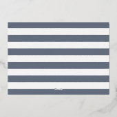 Goldenes Foil Sommerkrabbenfest Party Folieneinladung (Rückseite)