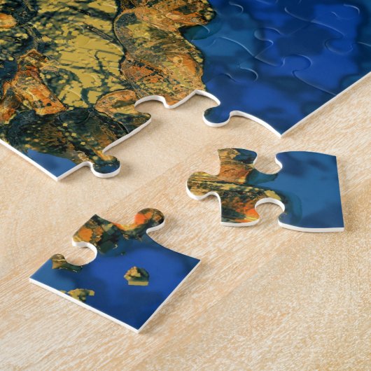 Goldenes Fossil Puzzle (Seite)