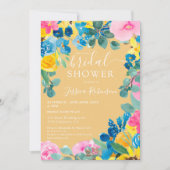 Goldenes Foto Brautparty Einladung (Vorderseite)