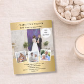 Goldenes Foto zum 50. Hochzeitstag