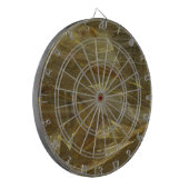 Goldenes Fraktal Dartscheibe (Vorderseite Links)