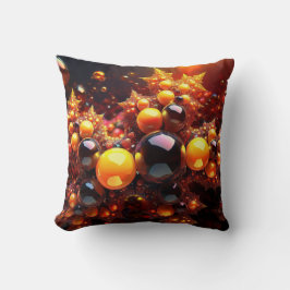 Goldenes Fraktal Kissen