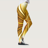Goldenes Fraktal Leggings (Rechts)
