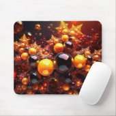 Goldenes Fraktal Mousepad (Mit Mouse)