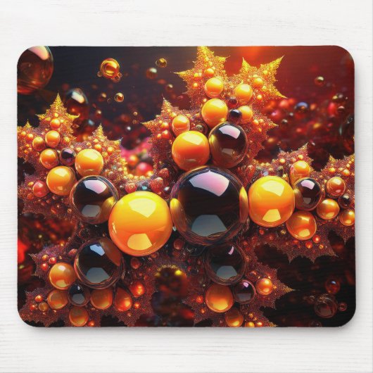 Goldenes Fraktal Mousepad (Vorne)