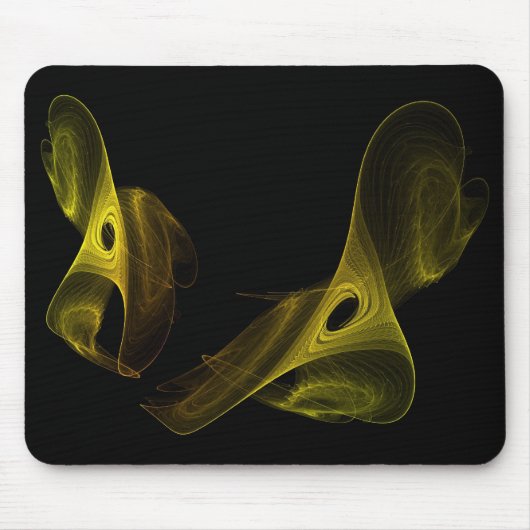 goldenes Fraktal Mousepad (Vorne)
