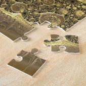 Goldenes Fraktal Puzzle (Seite)