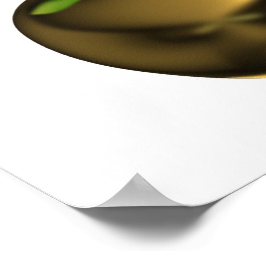 Goldenes Fruchtposter Poster (Ecke)