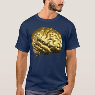 Goldenes Gehirn T-Shirt