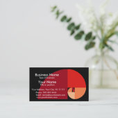 Goldenes gemeines, gewundene Kunst Fibonaccis Visitenkarte (Stehend Vorderseite)