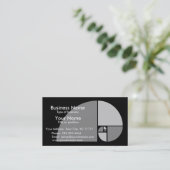 Goldenes gemeines visitenkarte (Stehend Vorderseite)