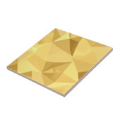 Goldenes geometrisches abstraktes Muster Fliese (Seite)