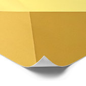 Goldenes geometrisches abstraktes Muster Poster (Ecke)