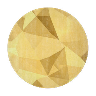 Goldenes geometrisches abstraktes Muster Schneidebrett