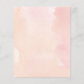 Goldenes geometrisches Brautparty in Rosa (Rückseite)