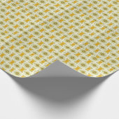 Goldenes geometrisches Design Geschenkpapier (Ecke)