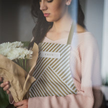 Goldenes geometrisches Muster Elegant Luxe