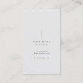 Goldenes geometrisches Muster Elegant Luxe Visitenkarte (Rückseite)